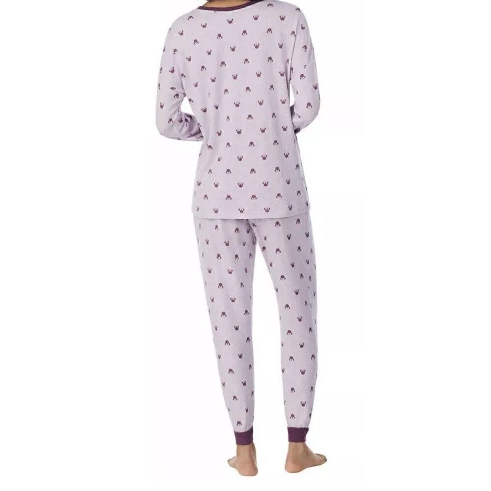 Disney Minnie Mouse Women's Cozy 2-Piece Pajama Set. XXLarge. Purple. NWT. 13 - Picture 2 of 8